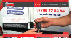 Desktop Screenshot of keys4cars.co.uk